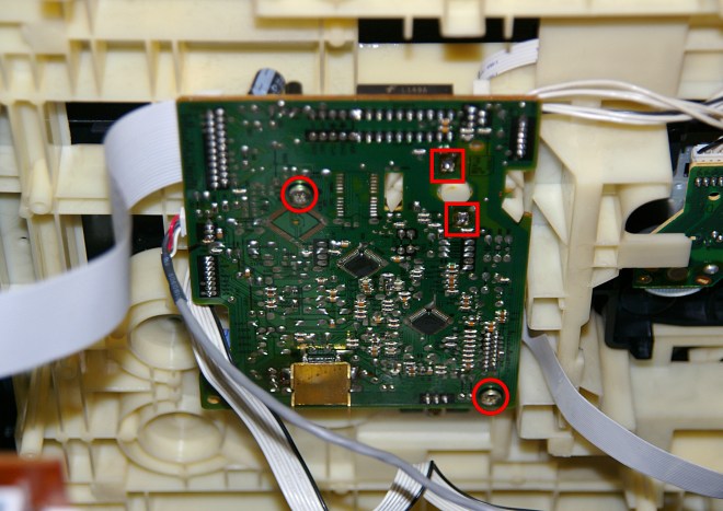 Extracción del controlador de CD