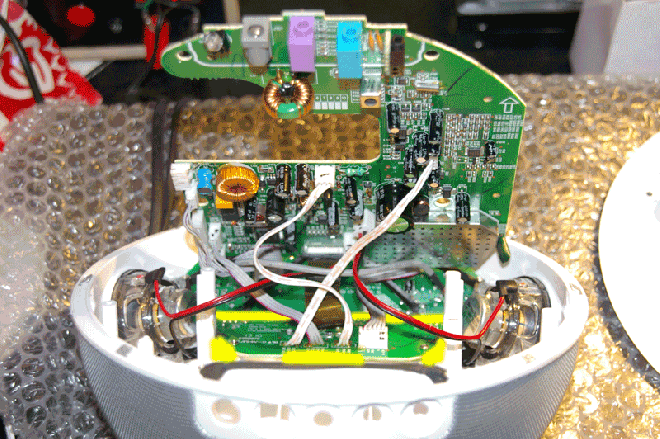 Zonas en que aplico el pegamento termofusible.