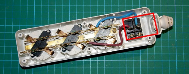 Espacio necesario para el filtro EMI