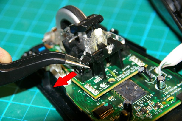 Extracción del pasador