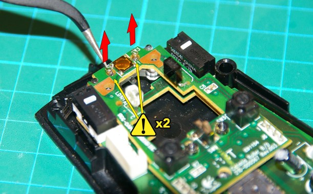 Extracción de los dos muelles