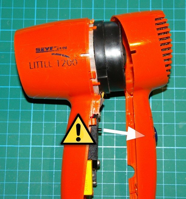 Apertura del secador