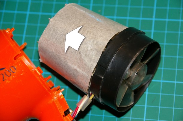 Extracción de la protección térmica