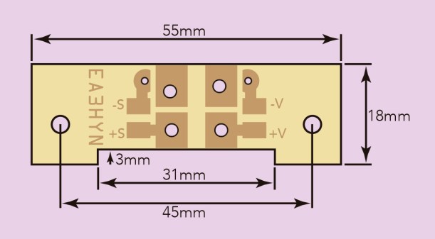 Diseño a medida de la placa externa de conexiones