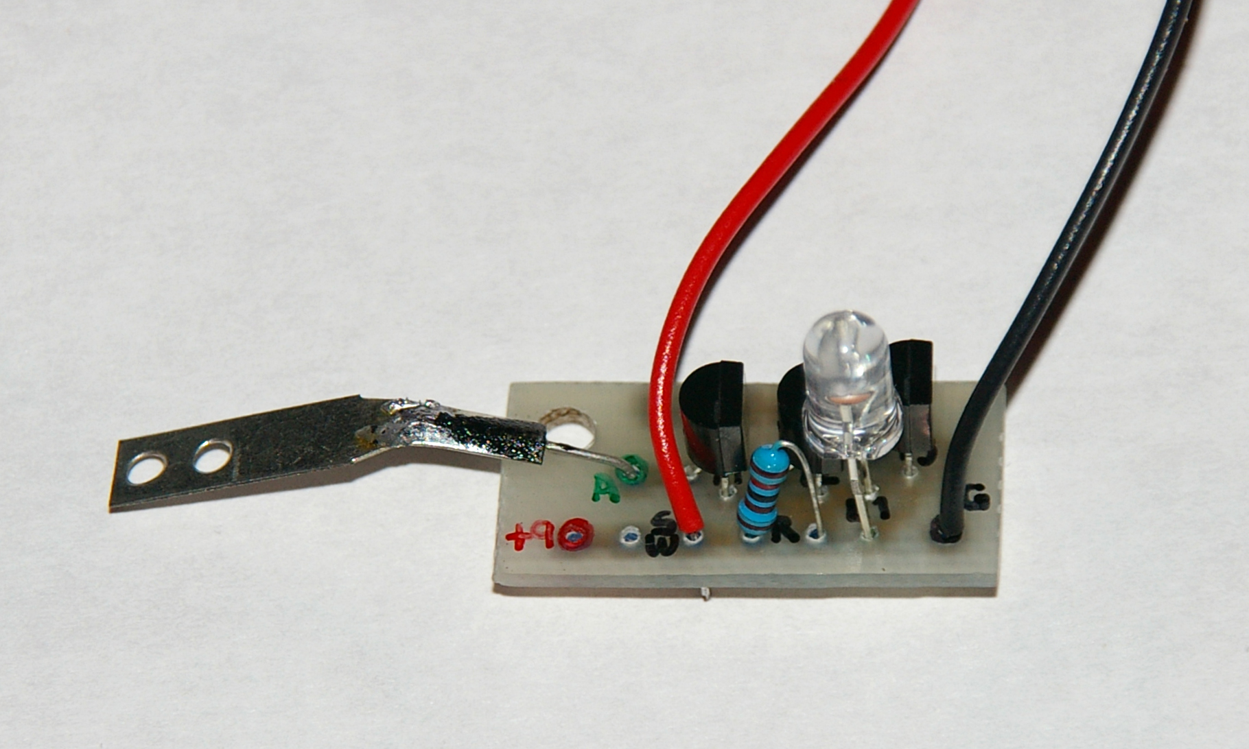 Pruebas con una antena provisional