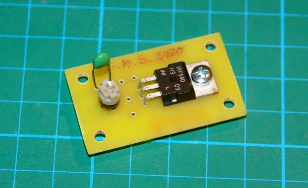 Driver con sensor de temperatura acabado