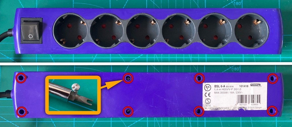 Tornillos Spanner a extraer