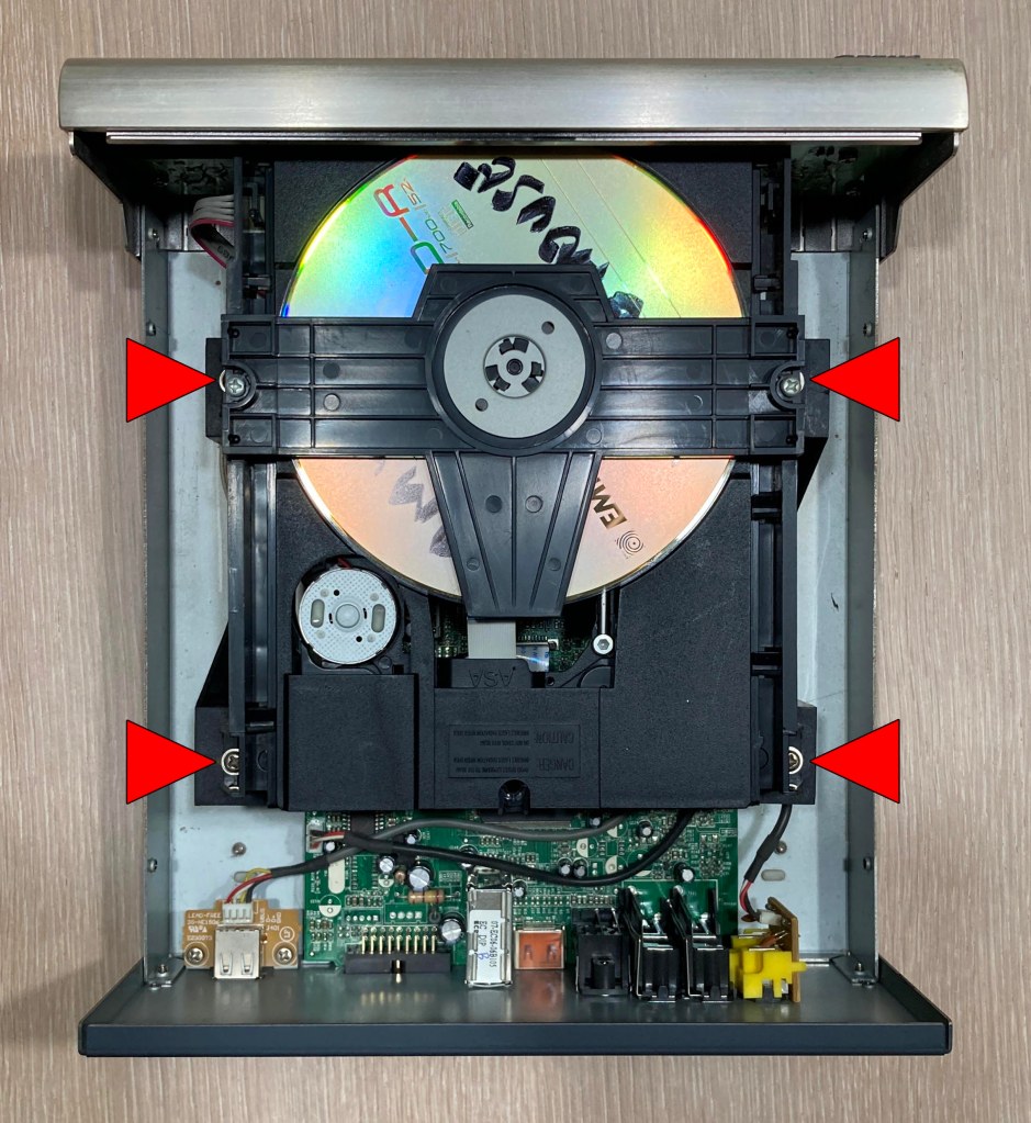 Extracción de la unidad óptica