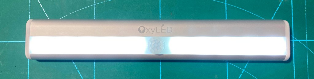 Barra de leds funcionando