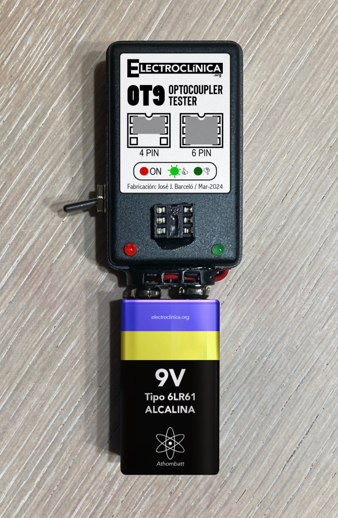 Comprobador de optoacopladores acabado