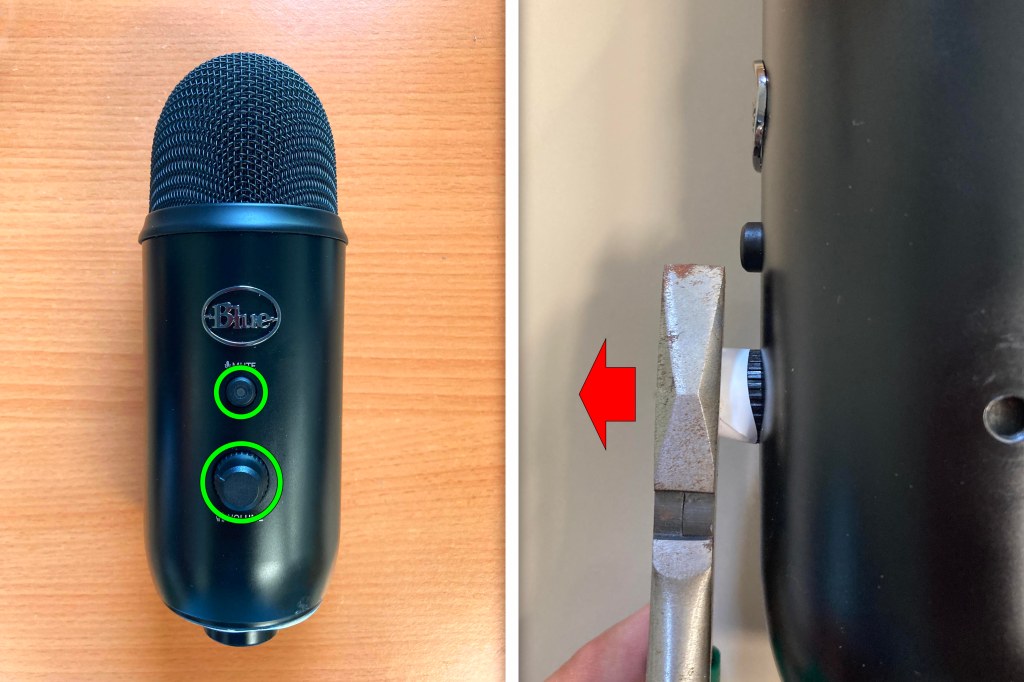 Extracción de los botones, 2 frontales, 1 posterior