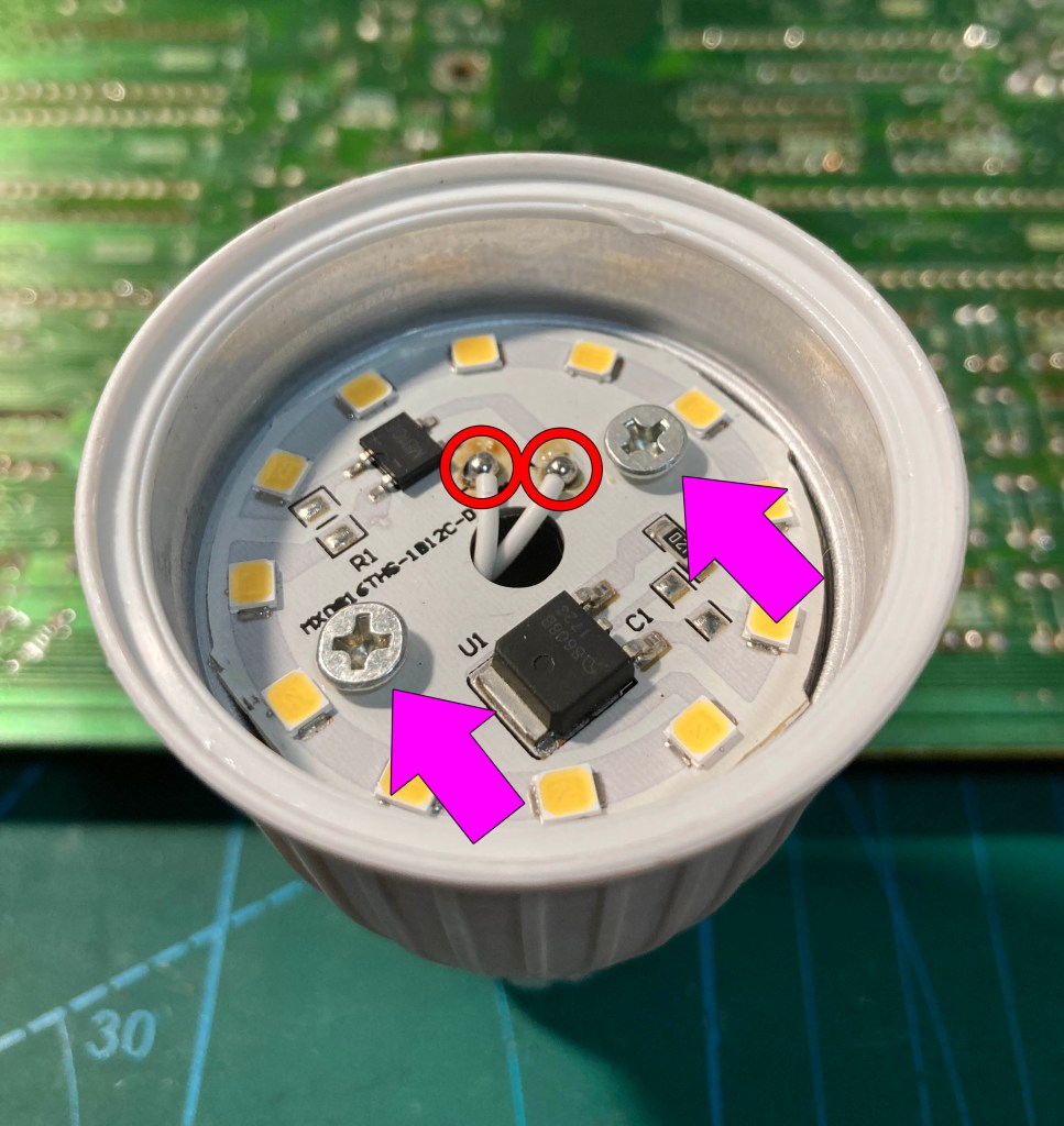 Extracción del circuito impreso