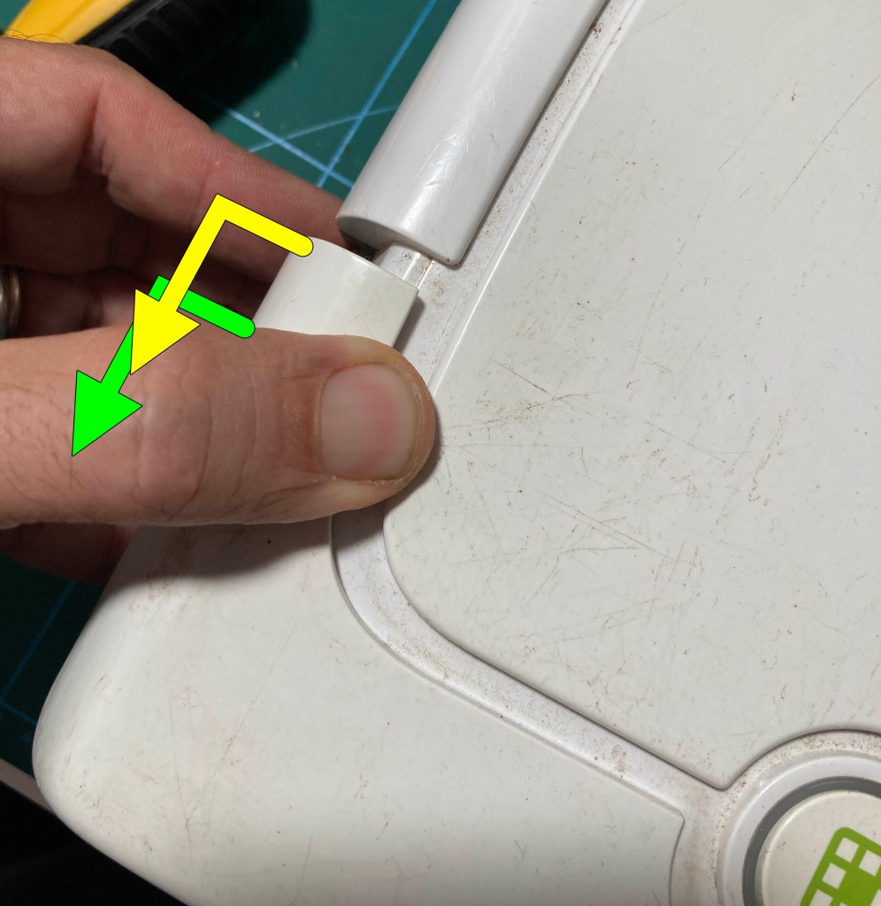 Extracción del frontal basculante