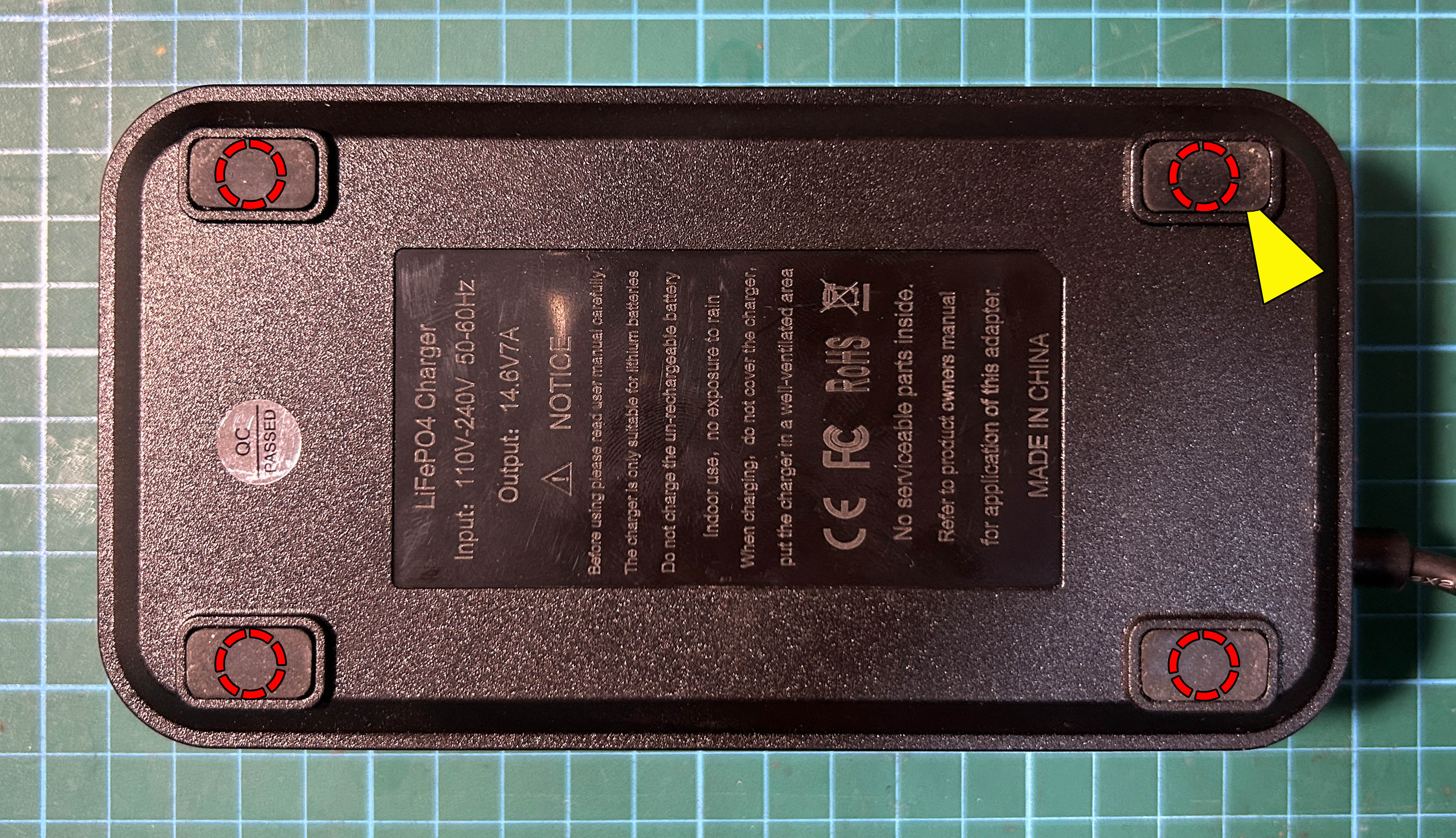 Apertura del cargador